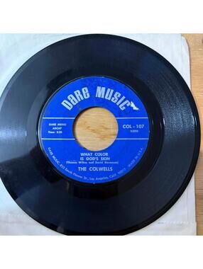 The Colwells - Which Way America?/What Color is God's Skin 45rpm VG+ R17